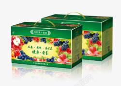 秋实果汁水果包装新鲜蓝莓高清图片