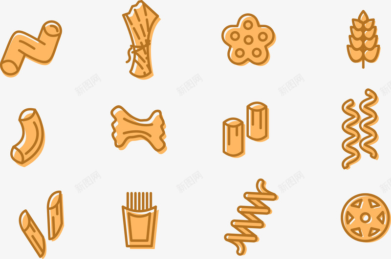 美食烹饪意大利餐png免抠素材_88icon https://88icon.com 厨房 小麦 意大利面 成分说明 菜单 通心粉集 餐厅