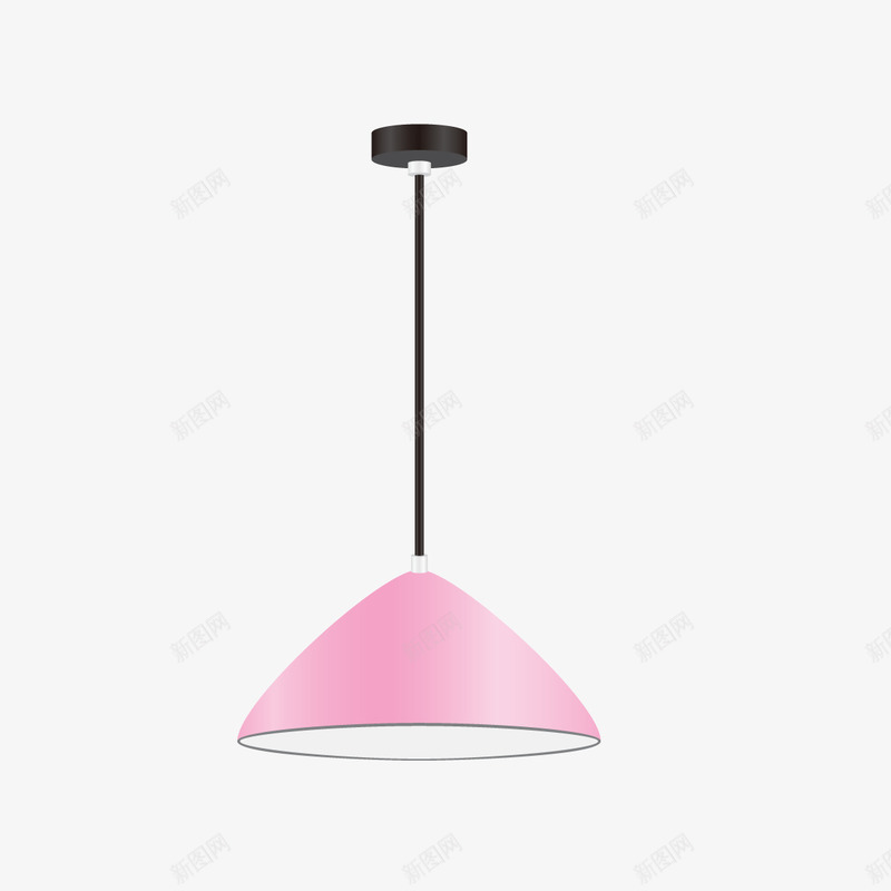 粉色的吊灯png免抠素材_88icon https://88icon.com png图形 吊灯 电器 粉色 装饰