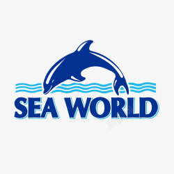 高清海豚英文海洋世界图形高清图片
