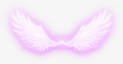 紫色梦幻翅膀素材