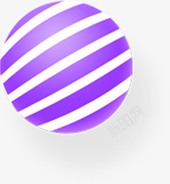 紫色圆圈条纹小图标图标