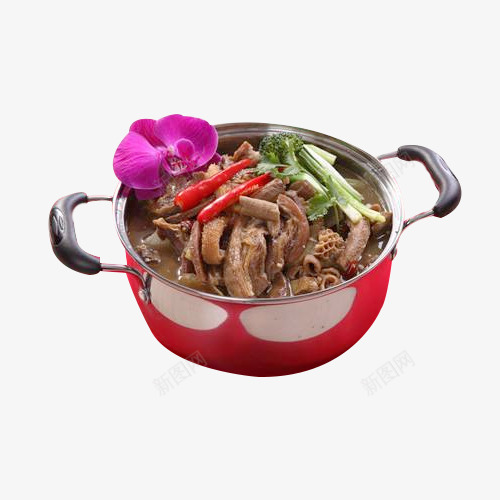 装点美丽的美食佳肴牛杂煲png免抠素材_88icon https://88icon.com 牛杂煲 牛肉 精致装盘 美食佳肴 肉类食品 风味小吃