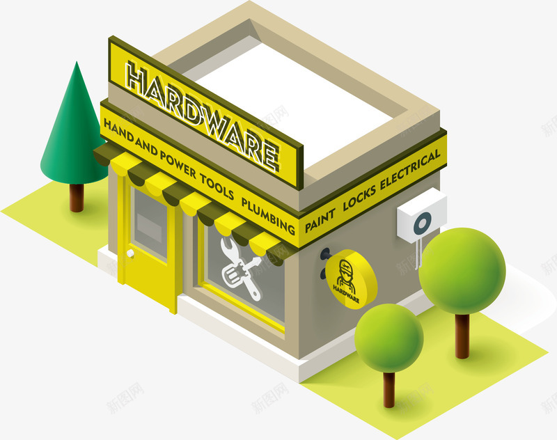 时尚卡通建筑png免抠素材_88icon https://88icon.com 4 卡通城市建筑插画抽象3D插画建筑景观行业建筑建筑设计