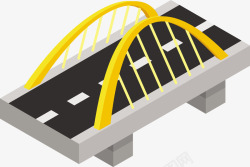 立体桥梁一个立体桥梁矢量图高清图片
