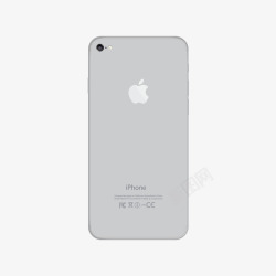 灰色苹果手机背面素材