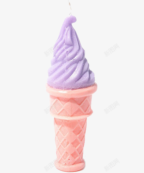 香芋味冰淇淋png免抠素材_88icon https://88icon.com 冰淇淋 甜筒 紫色