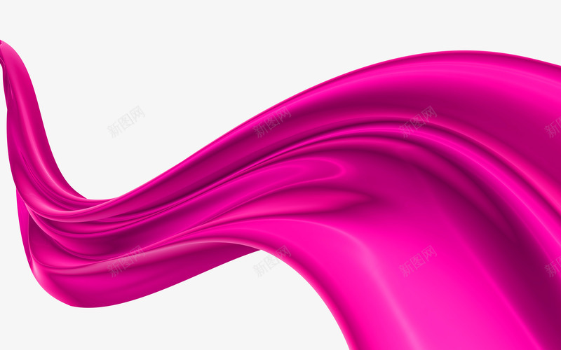 紫色大气绸带装饰图案png免抠素材_88icon https://88icon.com 免抠PNG 大气 紫色 绸带 装饰图案