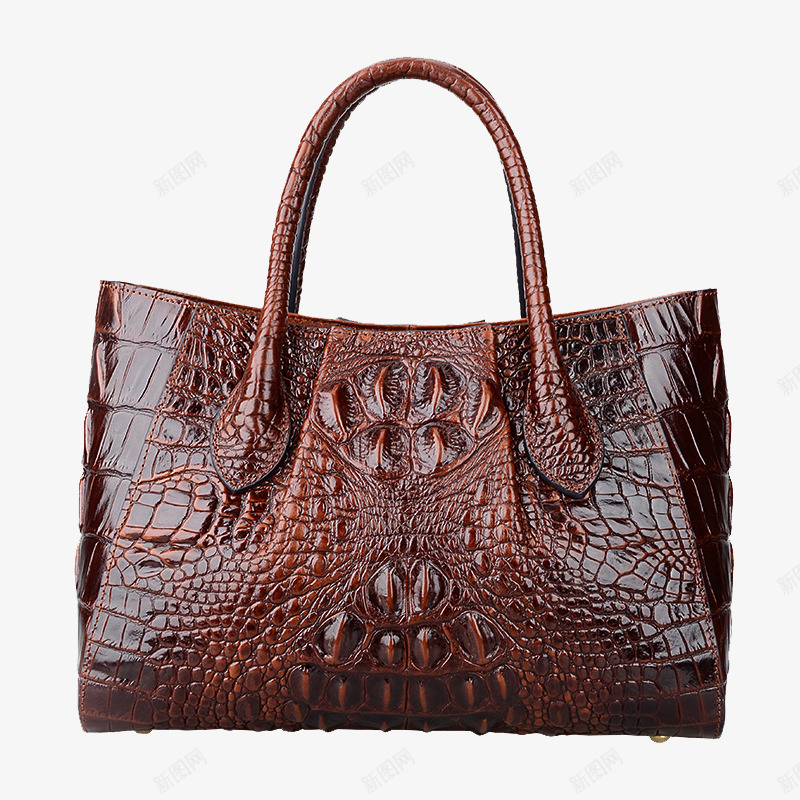 鳄鱼皮纹女包大容量png免抠素材_88icon https://88icon.com 中年时尚 大容量 大气 女包 手提包 鳄鱼皮包 鳄鱼皮纹