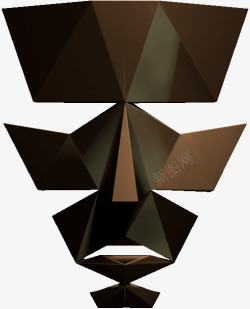 深色不规则简约背景三角形素材