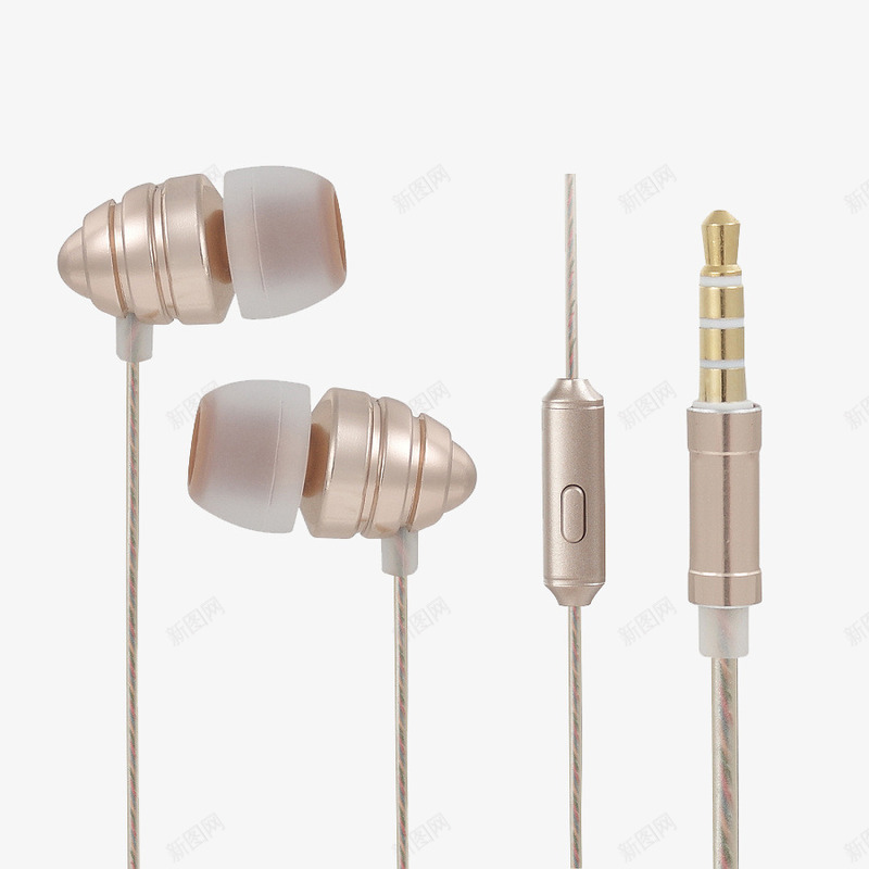 3c数码耳机png免抠素材_88icon https://88icon.com 3c 产品实物 大气 科技 耳机 黄金