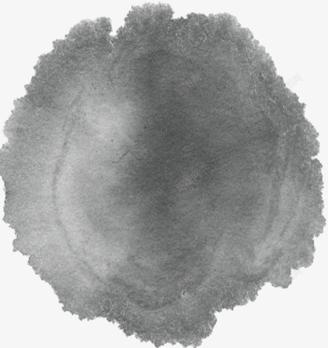 灰色中国风墨迹装饰png免抠素材_88icon https://88icon.com 国风 墨迹 灰色 装饰