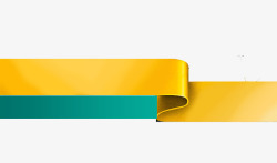 黄色不规则图形素材