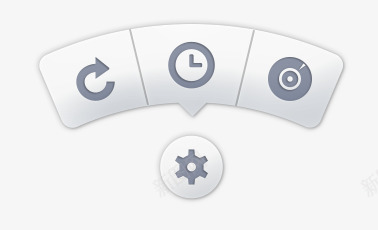 按钮半透明音乐UI按钮图标图标