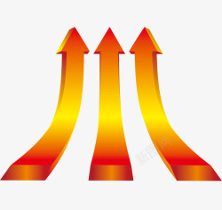 箭头立体3D矢量图素材