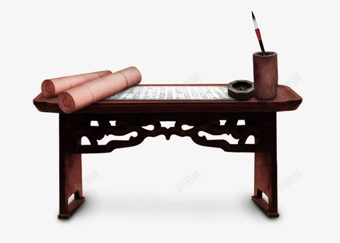 古代木质书桌装饰图案png免抠素材_88icon https://88icon.com 书桌 免抠PNG 古代 木质 装饰图案