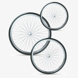 自行车轮胎矢量图素材