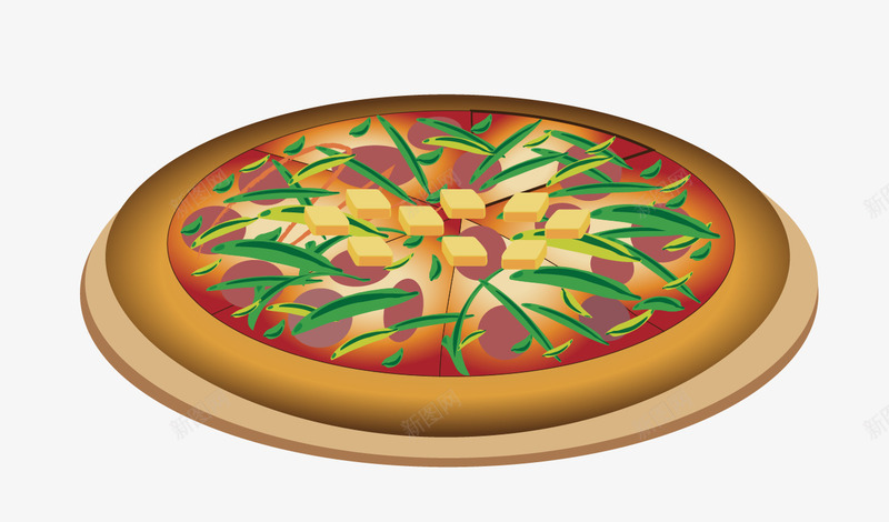 牛肉披萨png免抠素材_88icon https://88icon.com pizza 牛肉披萨 矢量披萨 食物披萨