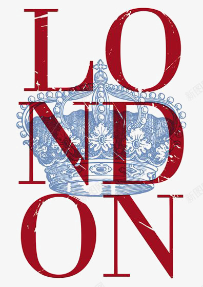 LONDONpng免抠素材_88icon https://88icon.com 伦敦 伦敦英文艺术字 旅行 王冠 皇后