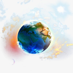 大气地球白云地球高清图片