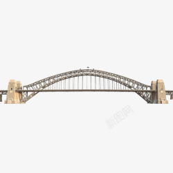 铁索桥直行灰色大石头铁索桥高清图片
