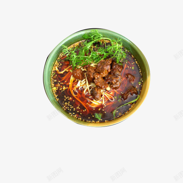 麻辣牛肉面条png免抠素材_88icon https://88icon.com 特色 荤菜 辛辣