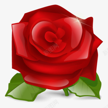 生日宴会玫瑰图标图标