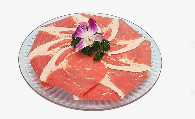 火锅料理肥牛png免抠素材_88icon https://88icon.com 牛肉 红色 肉 肥牛