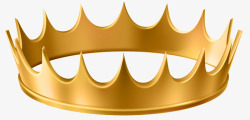 高贵黄色皇冠素材