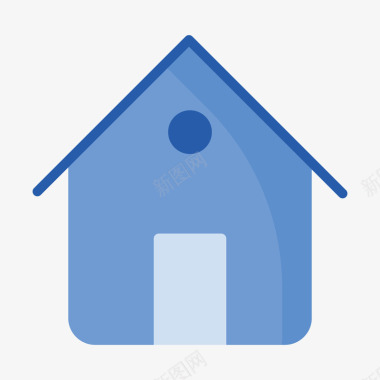 扁平化房子图标图标