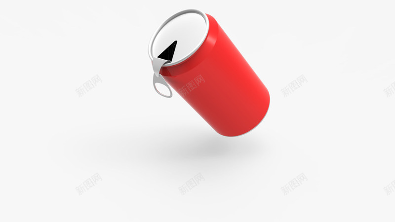 红色易拉罐png免抠素材_88icon https://88icon.com 3D 3D作品 3D设计 声音 工业产品 易拉罐贴纸 模型 红 罐头 设计 饮料罐