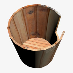 木桶模型3D木桶模型高清图片
