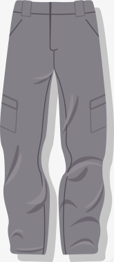 男士背包牛仔裤灰色裤子图标图标