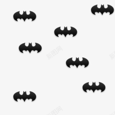 剪影蝙蝠侠图标图标