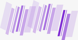紫色海报卡通方形效果素材