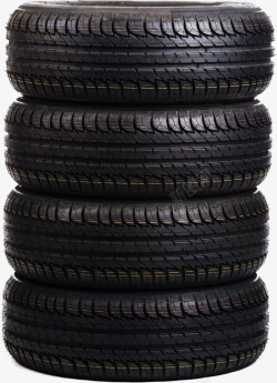 黑色橡胶轮胎素材