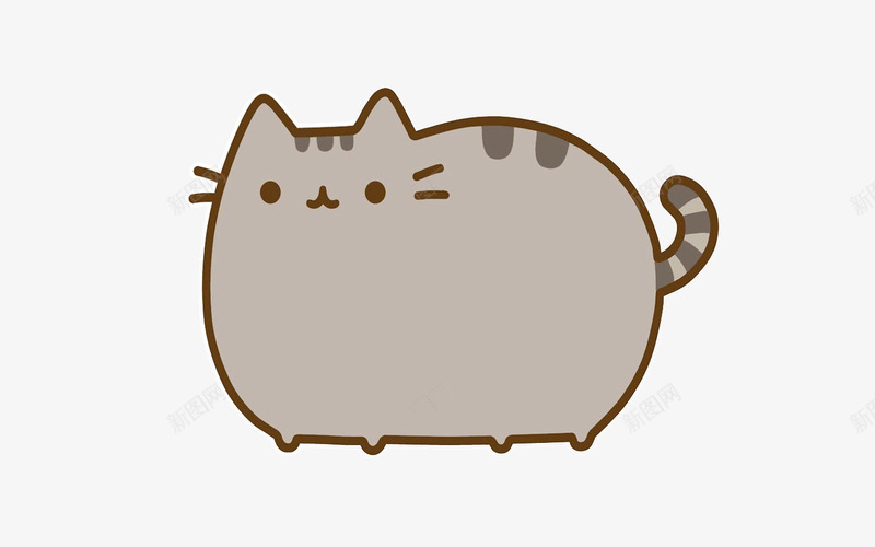 灰色的猫png免抠素材_88icon https://88icon.com 小圆点 灰色 猫咪 胖子