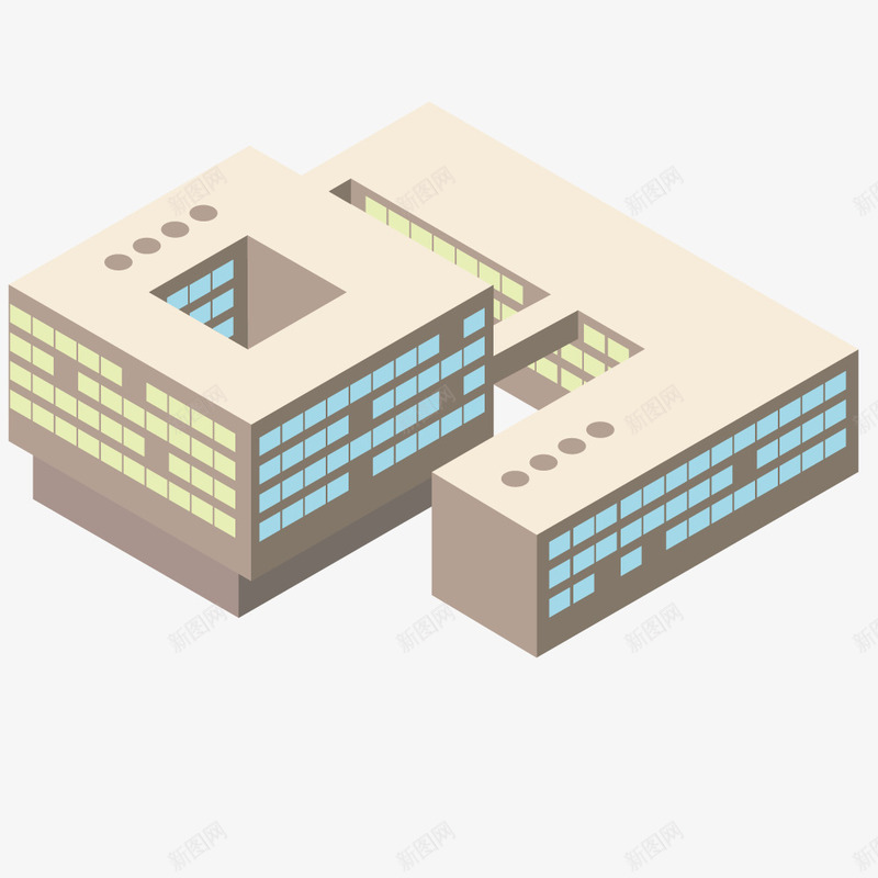 3d模型小屋png免抠素材_88icon https://88icon.com 创意 图形 建筑房子 形状 摆设