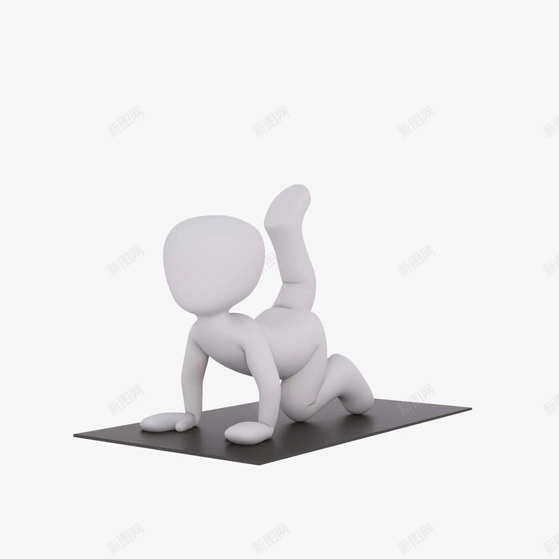 3D做瑜伽的小人png免抠素材_88icon https://88icon.com 3D小人 养生 减肥塑形 塑身 效果图 瑜伽运动