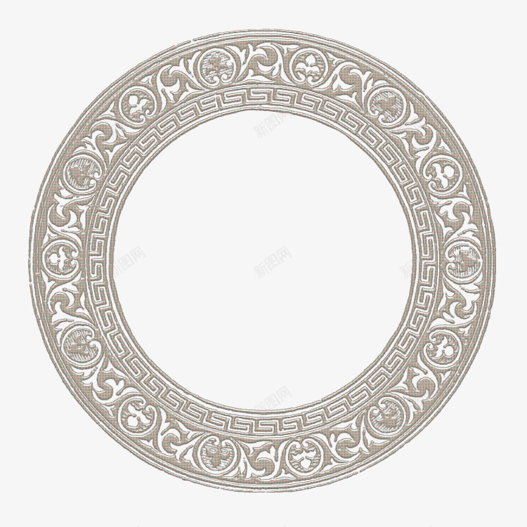 灰色复古图案圆圈装饰图案png免抠素材_88icon https://88icon.com 免抠PNG 图案 圆圈 复古 灰色 装饰图案