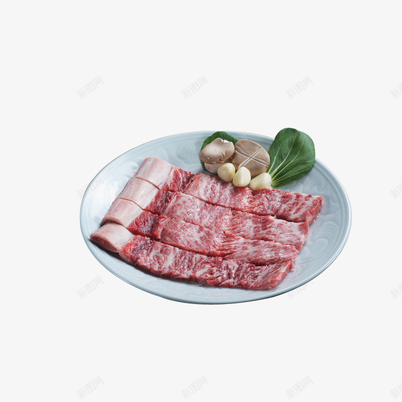 生鲜肉片png免抠素材_88icon https://88icon.com 烤肉 烤肉锅 牛肉 盘子 肉 蔬菜 蘑菇 韩式烤肉