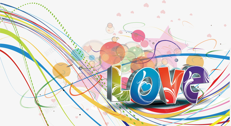 酷炫立体艺术字Lovepng免抠素材_88icon https://88icon.com Love 动感 幻彩 彩色 潮流 炫彩 立体 艺术字 超酷