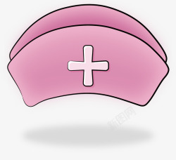 护士帽扁平化护士帽矢量图图标高清图片