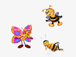 卡通形象可爱的小蜜蜂素材