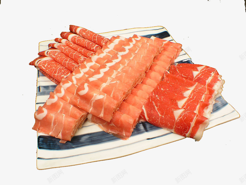 特选肥牛肉卷png免抠素材_88icon https://88icon.com 原料 牛肉 盘子 组合 肥牛卷 食物 食物原料 餐饮美食