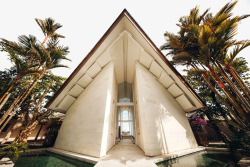 巴厘岛海之教堂特写素材