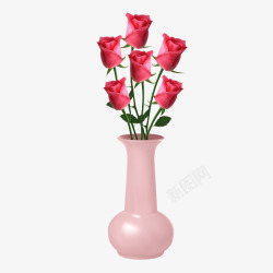 美丽的花精美花瓶高清图片