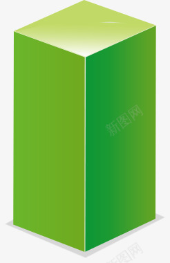 卡片背景正方形花框绿色长方形图标图标