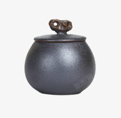 陶瓷复古茶叶罐素材