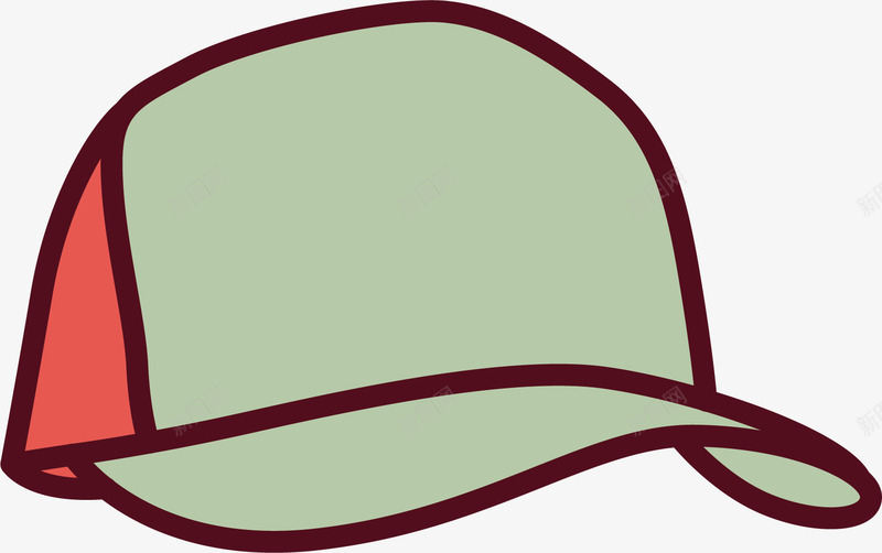 粉灰色棒球帽png免抠素材_88icon https://88icon.com 卡通 卡通棒球帽 手绘棒球帽 棒球帽 粉灰色 鸭舌帽